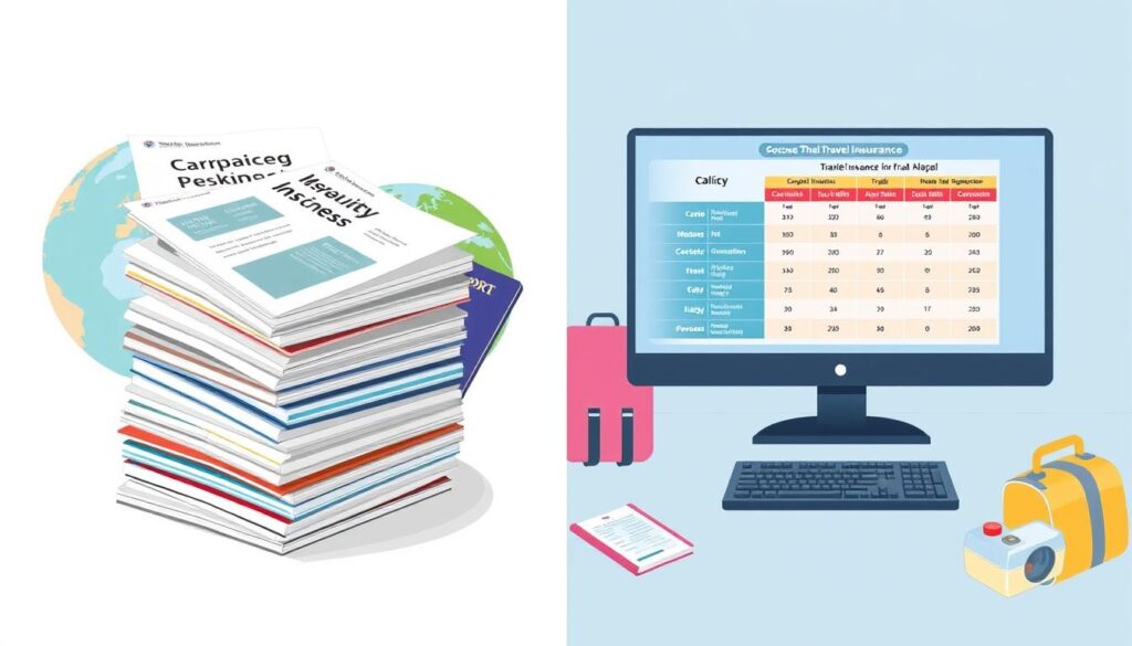 comparing travel insurance options